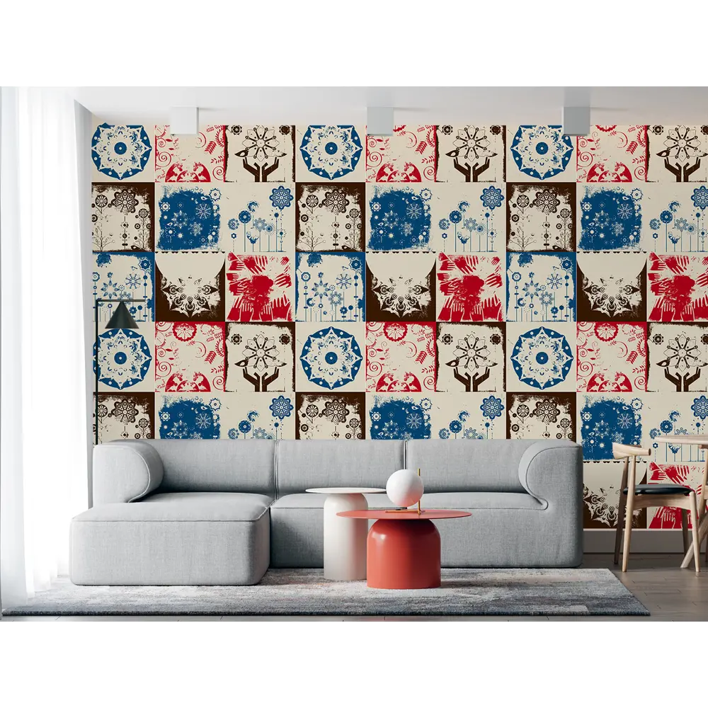 Фото 5 Фотообои флизелиновые Luxury Walls 400x270 см Восточные плитки AM210 Фото 5 Фотообои флизелиновые Luxury Walls 400x270 см Восточные плитки AM210