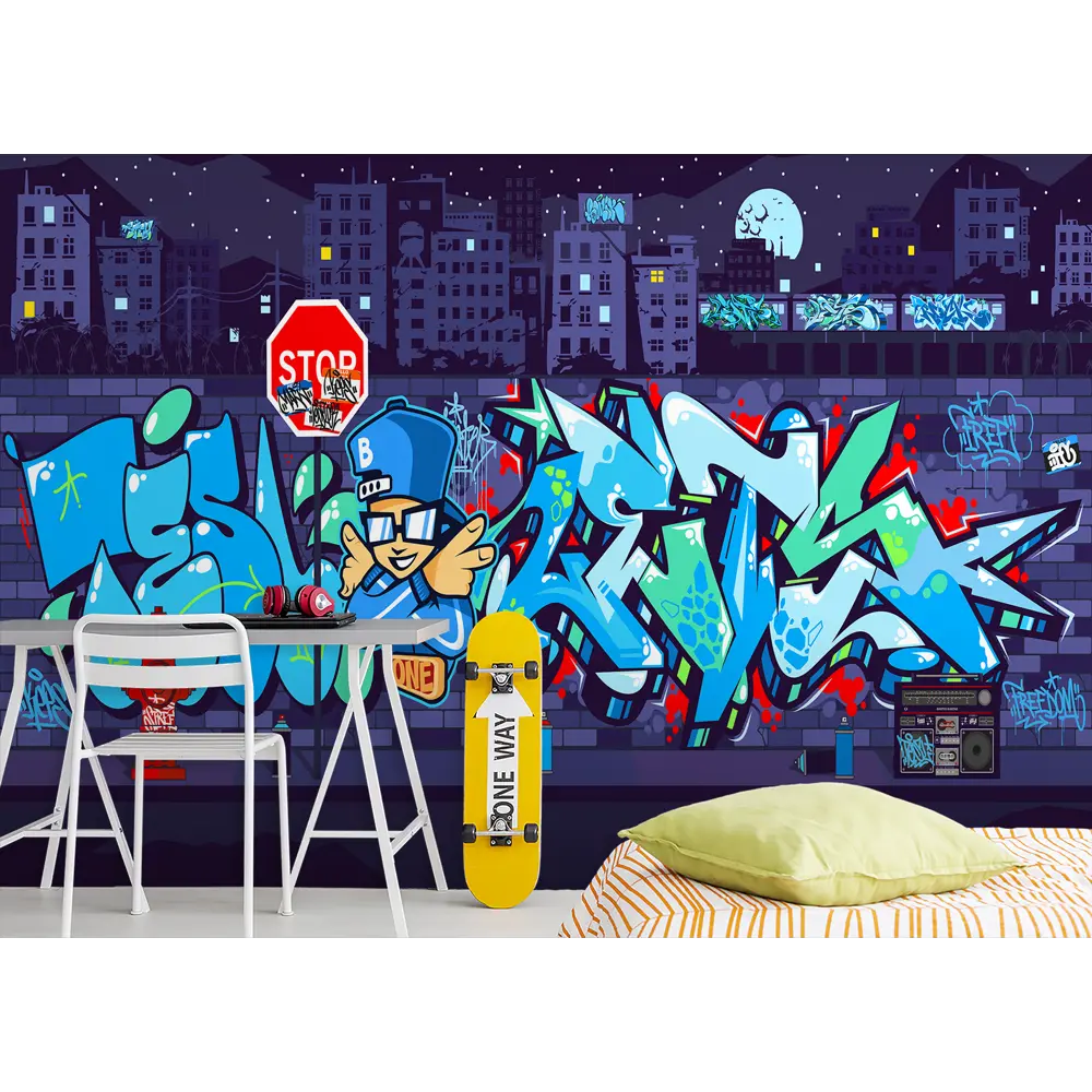 Фото 3 Фотообои флизелиновые Luxury walls 400x270 см Граффити Фото 3 Фотообои флизелиновые Luxury walls 400x270 см Граффити