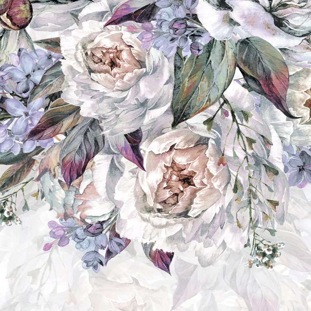 Фото 7 Фотообои Peony mess бумажные 400x270 см Фото 7 Фотообои Peony mess бумажные 400x270 см