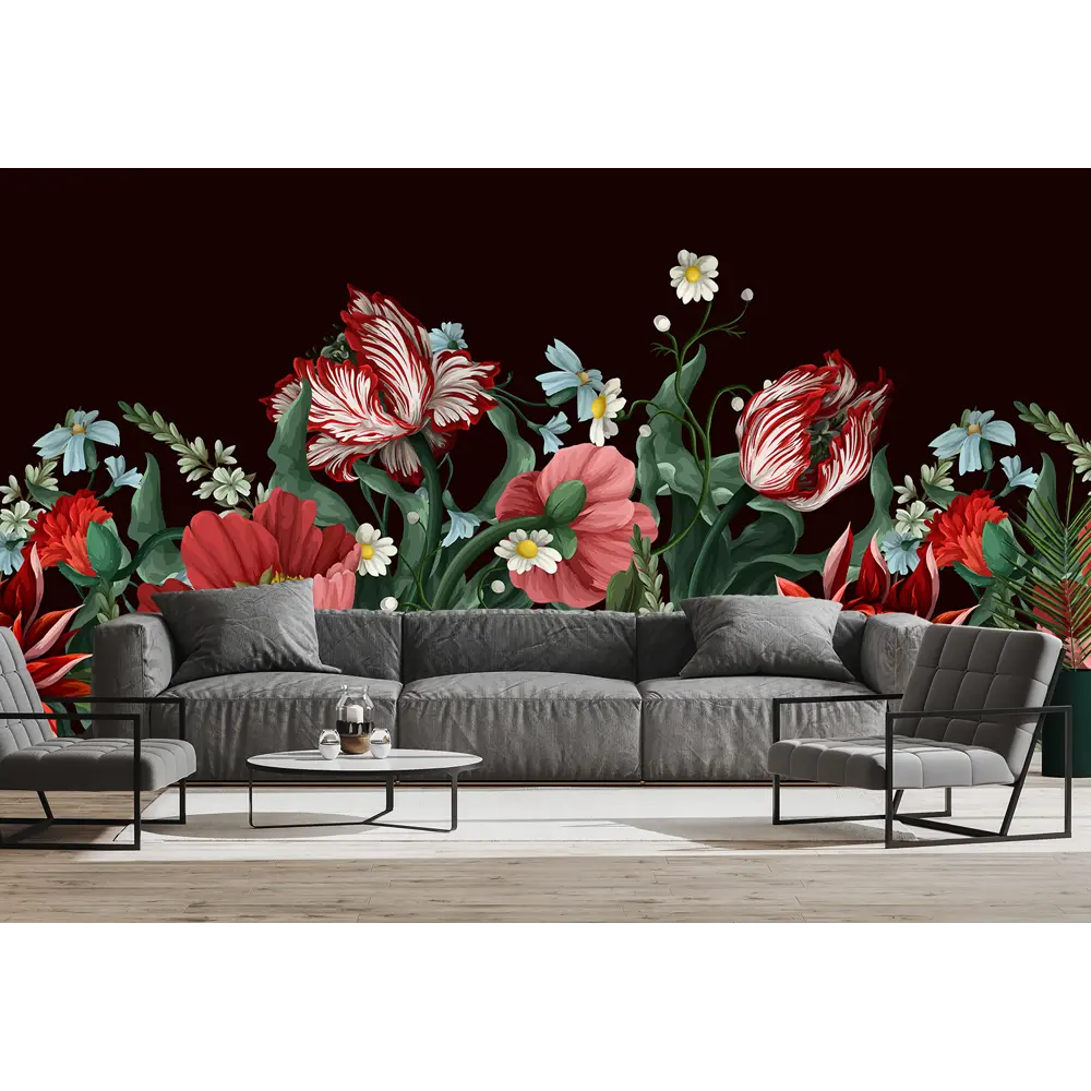 Фото 3 Фотообои флизелиновые Luxury walls 500x270 см Цветы AM11705 Фото 3 Фотообои флизелиновые Luxury walls 500x270 см Цветы AM11705
