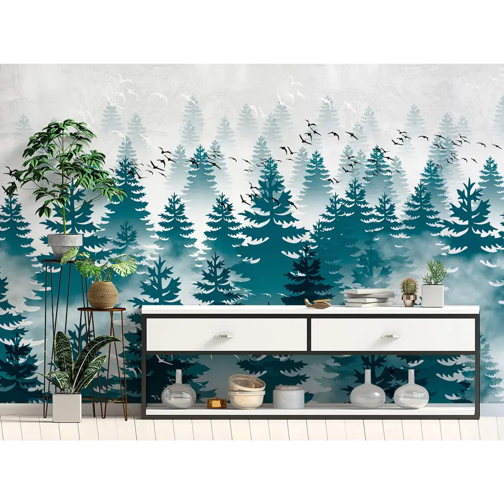Фото 2 Фотообои флизелиновые Luxury walls 400x270 см Лес Фото 2 Фотообои флизелиновые Luxury walls 400x270 см Лес