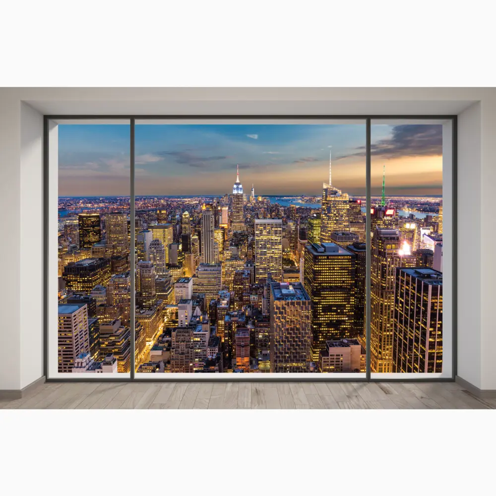 Фото 2 Фотообои флизелиновые Postermarket 400x260 см WM-233V Небоскребы Нью-Йорка Фото 2 Фотообои флизелиновые Postermarket 400x260 см WM-233V Небоскребы Нью-Йорка