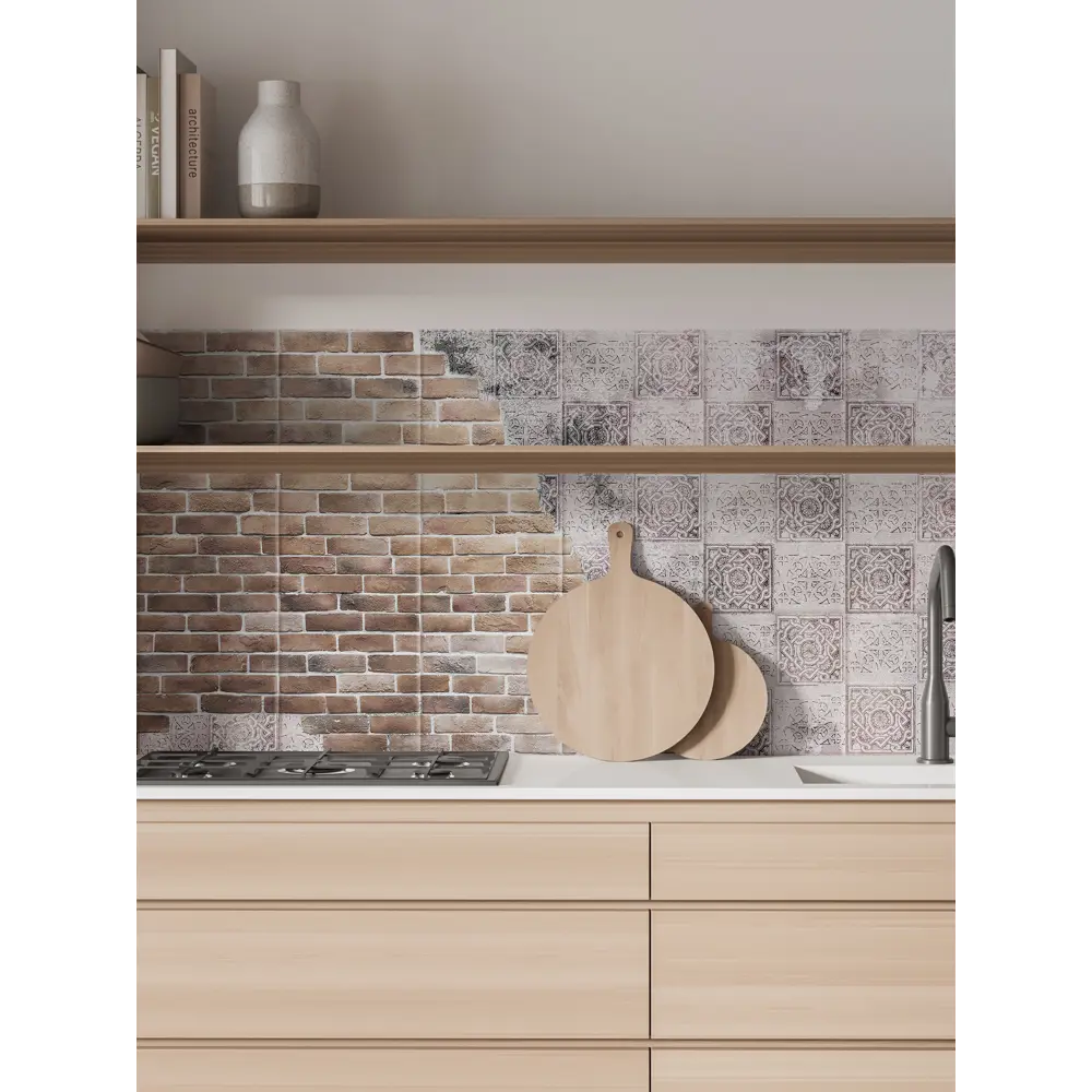 Фото 3 Наклейка-кухонный фартук Dekorio 22001165, 20x20 см, 1 шт