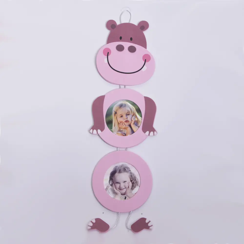 Фото Декоративная наклейка Witerra с фоторамками Бегемот