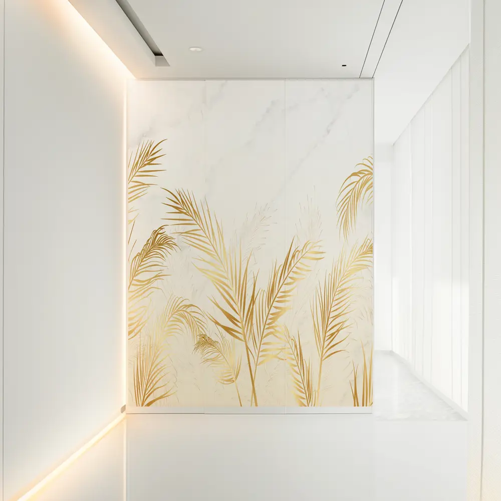 Фото Фотообои флизелиновые Фотообоикин 200x271 см Желтые пальмовые листья Фото Фотообои флизелиновые Фотообоикин 200x271 см Желтые пальмовые листья
