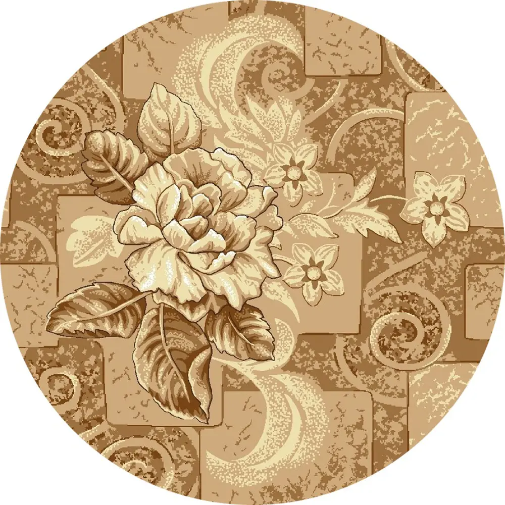 Фото Ковер Принт Ксения (17_3) Круг (4.0) 200x200 см полиамид