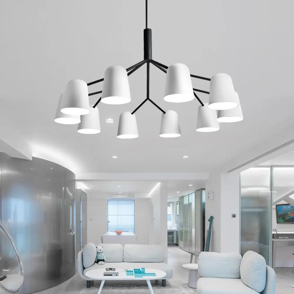 Фото 2 Люстра подвесная ImperiumLoft 203499-26 Skym 10 ламп 26.70 м² цвет черный Фото 2 Люстра подвесная ImperiumLoft 203499-26 Skym 10 ламп 26.70 м² цвет черный