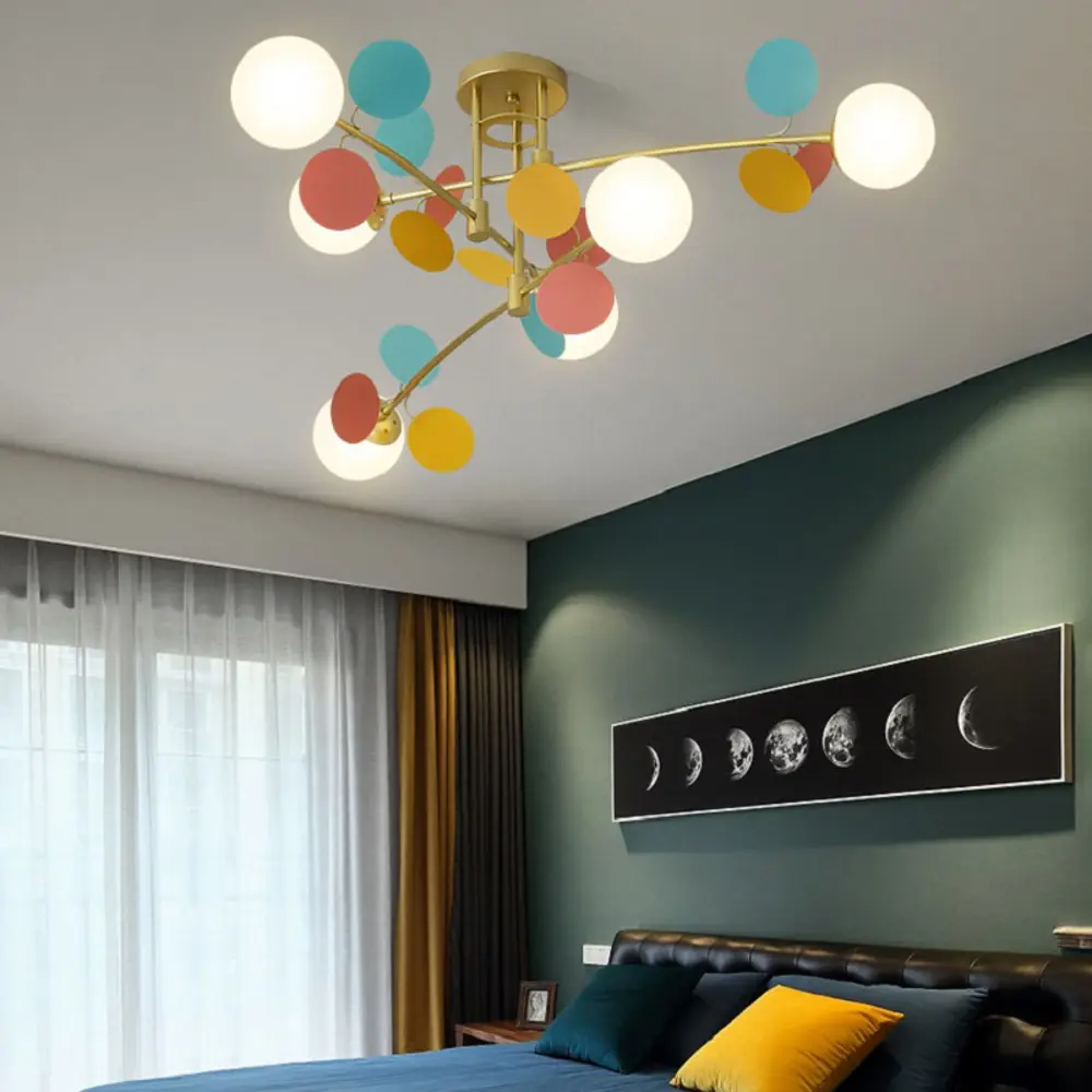 Фото 2 Люстра потолочная IMPERIUMLOFT 194953-23 MATISSE 9 ламп 27 м² цвет разноцветный Фото 2 Люстра потолочная IMPERIUMLOFT 194953-23 MATISSE 9 ламп 27 м² цвет разноцветный