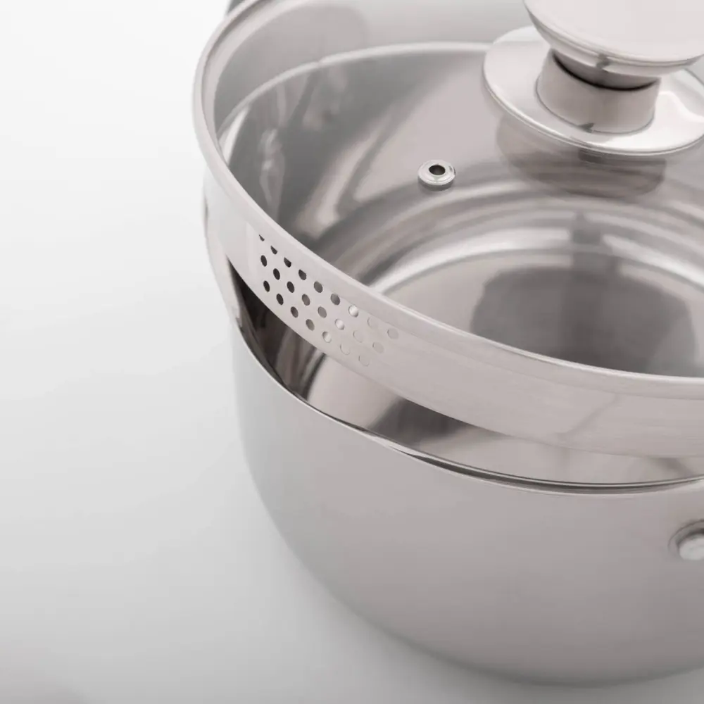 Фото 3 Кастрюля 3.5 л с крышкой Magistro 4501331 нержавеющая сталь цвет серебристый Фото 3 Кастрюля 3.5 л с крышкой Magistro 4501331 нержавеющая сталь цвет серебристый