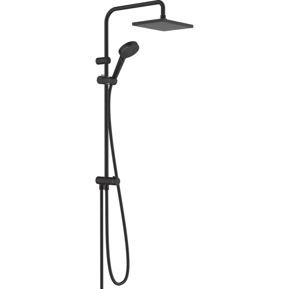 Фото Душевая система Hansgrohe Showerpipe 230 1jet Reno 26282670, 112.9 см Матовый Черный Фото Душевая система Hansgrohe Showerpipe 230 1jet Reno 26282670, 112.9 см Матовый Черный