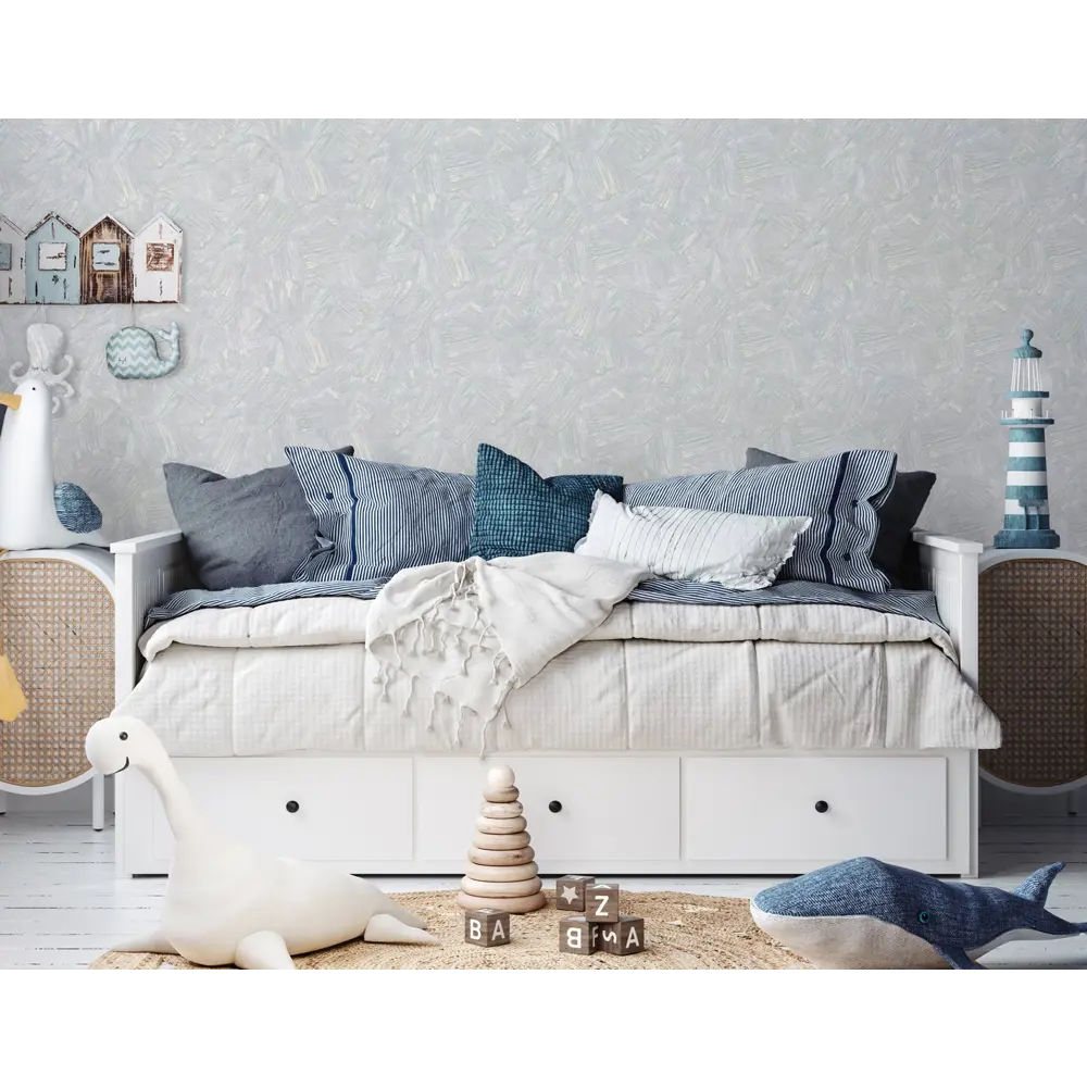Фото 3 Обои флизелиновые Ateliero Soho 1.06 м голубые 38177-05 Фото 3 Обои флизелиновые Ateliero Soho 1.06 м голубые 38177-05