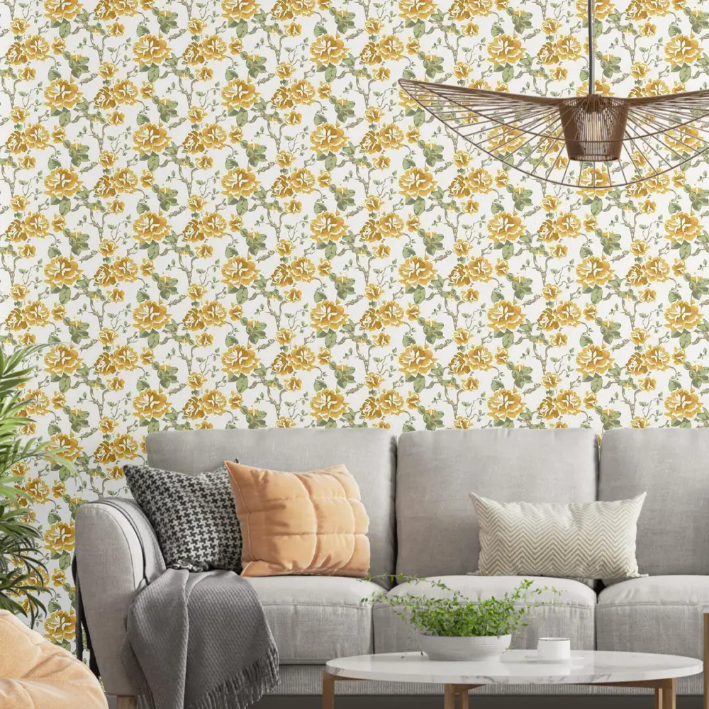 Фото 4 Обои флизелиновые Decoracion Летняя прохлада 1 м цвет серый/желтый 7050202-vinil-280x100x4 Фото 4 Обои флизелиновые Decoracion Летняя прохлада 1 м цвет серый/желтый 7050202-vinil-280x100x4