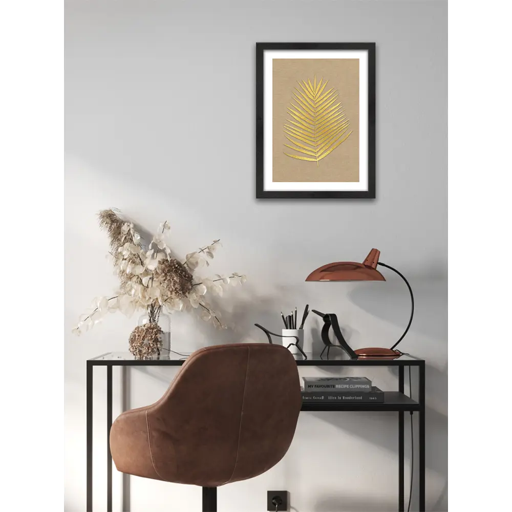 Фото 4 Картина в раме Postermarket "Золотой лист" 40x30 см PM-3408 Фото 4 Картина в раме Postermarket "Золотой лист" 40x30 см PM-3408