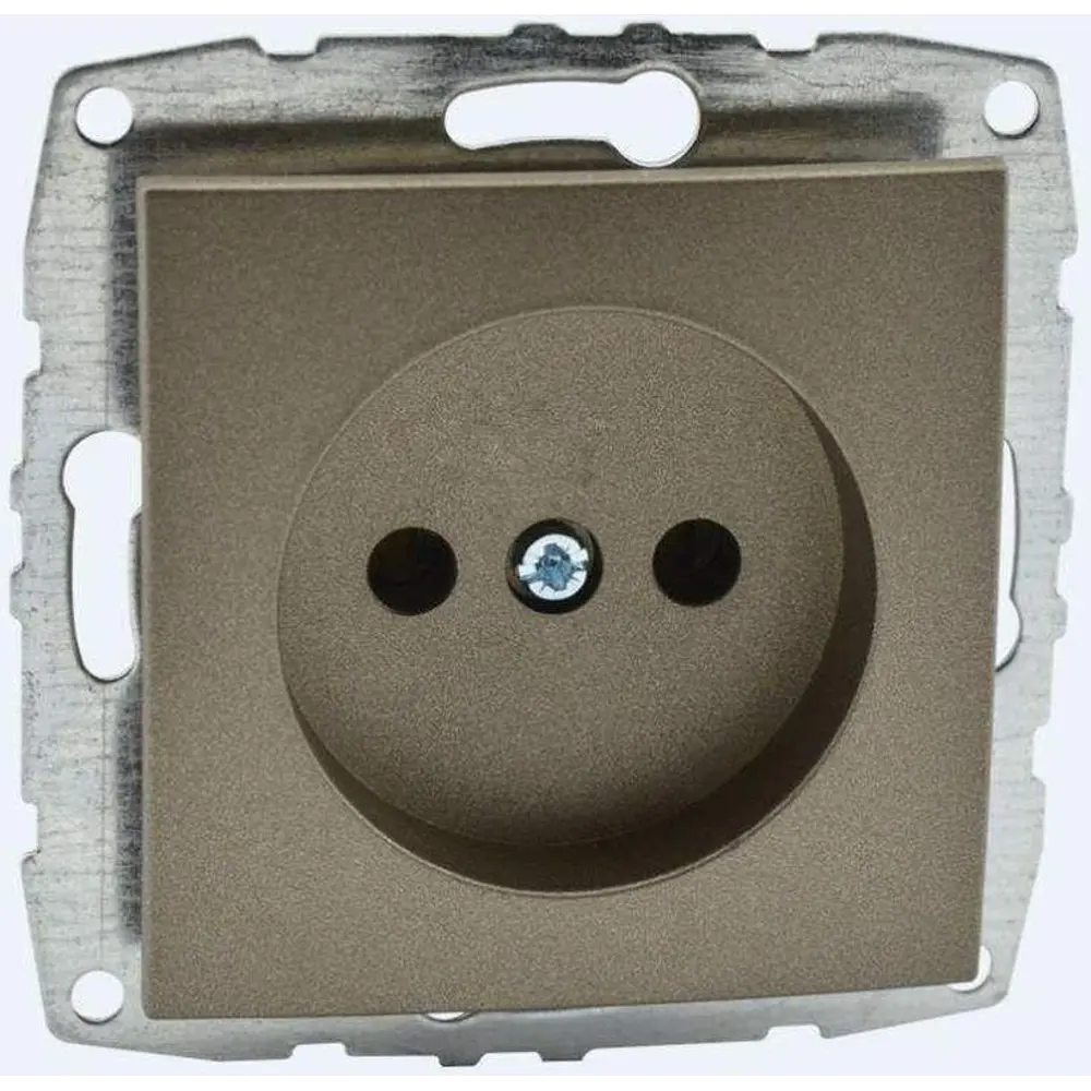 Фото Розетка встраиваемая Mono electric Despina-Larissa 500-002322-116 цвет бронза Фото Розетка встраиваемая Mono electric Despina-Larissa 500-002322-116 цвет бронза