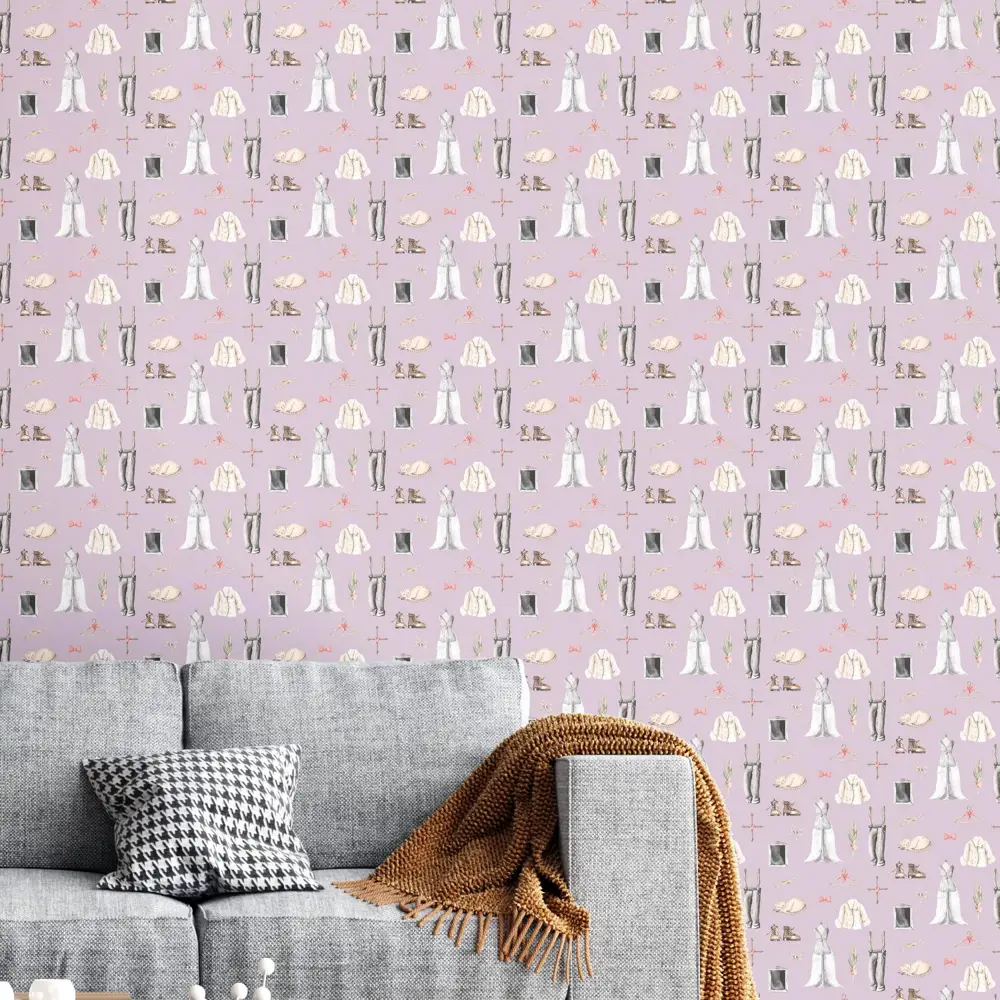 Фото 4 Обои флизелиновые Decoracion Праздничные наряд 1 м сиреневые 7100706-vinil-280x100x4 Фото 4 Обои флизелиновые Decoracion Праздничные наряд 1 м сиреневые 7100706-vinil-280x100x4