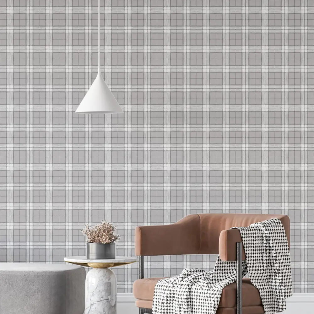 Фото Обои флизелиновые Decoracion Клетка 4 квадрата 1 м серые клетчатые 7073206-vinil-280x100x4 Фото Обои флизелиновые Decoracion Клетка 4 квадрата 1 м серые клетчатые 7073206-vinil-280x100x4