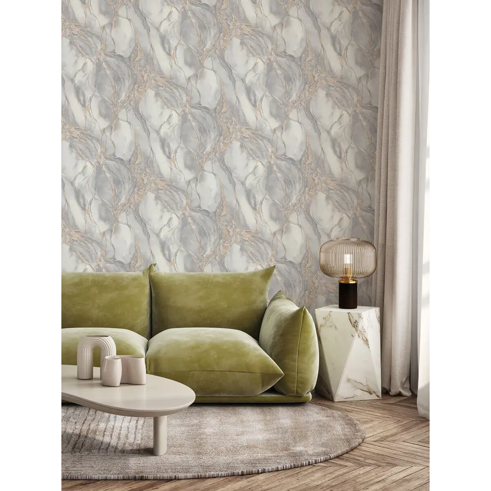 Фото 3 Обои флизелиновые Euro Decor Mineral 1.06 м серые 7222-11 Фото 3 Обои флизелиновые Euro Decor Mineral 1.06 м серые 7222-11