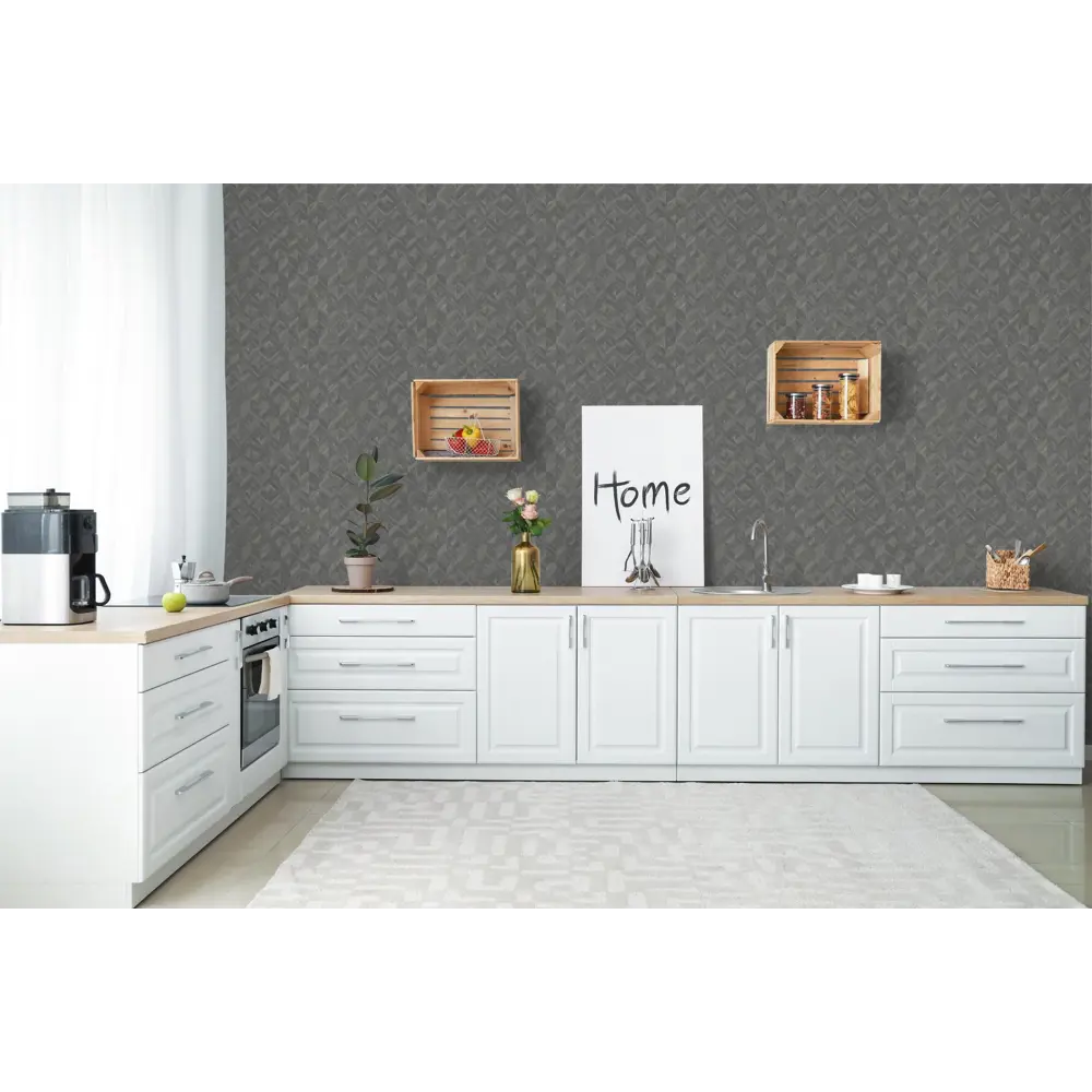 Фото 3 Обои флизелиновые Grandeco Muse 0.53 м темно-серые коричневые MU 3207 Фото 3 Обои флизелиновые Grandeco Muse 0.53 м темно-серые коричневые MU 3207