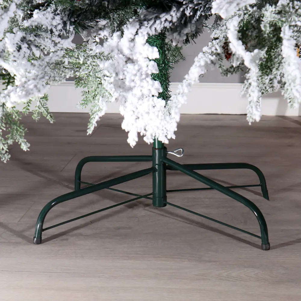 Фото 3 Ель новогодняя искусственная Зимнее волшебство Элит снежная заснеженная 240 см