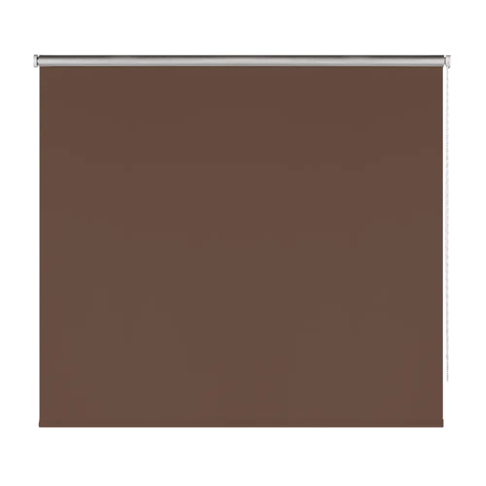 Фото Рулонная штора Prakto Blackout Silver 140x175 см цвет шоколад Фото Рулонная штора Prakto Blackout Silver 140x175 см цвет шоколад