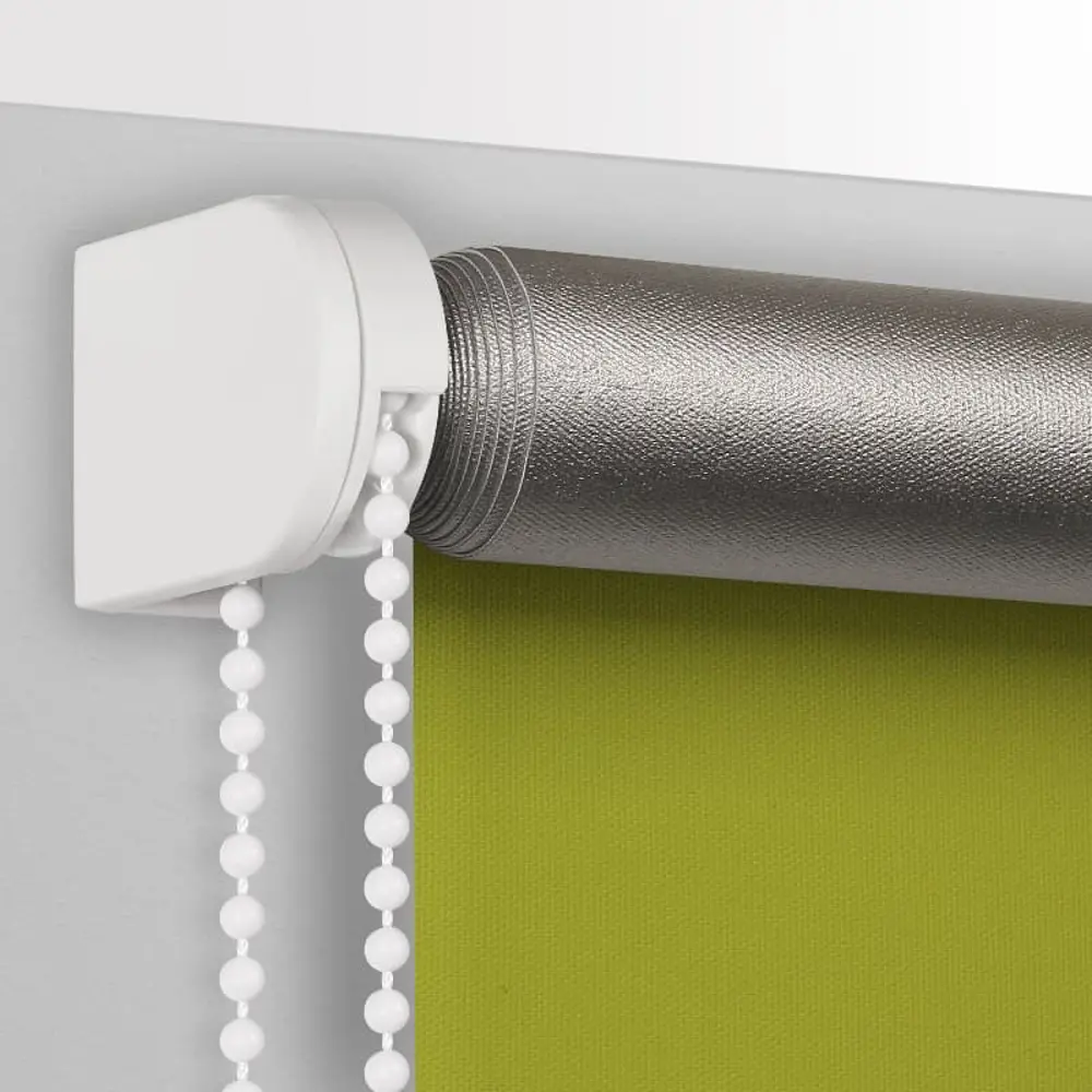 Фото 2 Рулонная штора Prakto Blackout Silver 140x175 см цвет зеленый Фото 2 Рулонная штора Prakto Blackout Silver 140x175 см цвет зеленый
