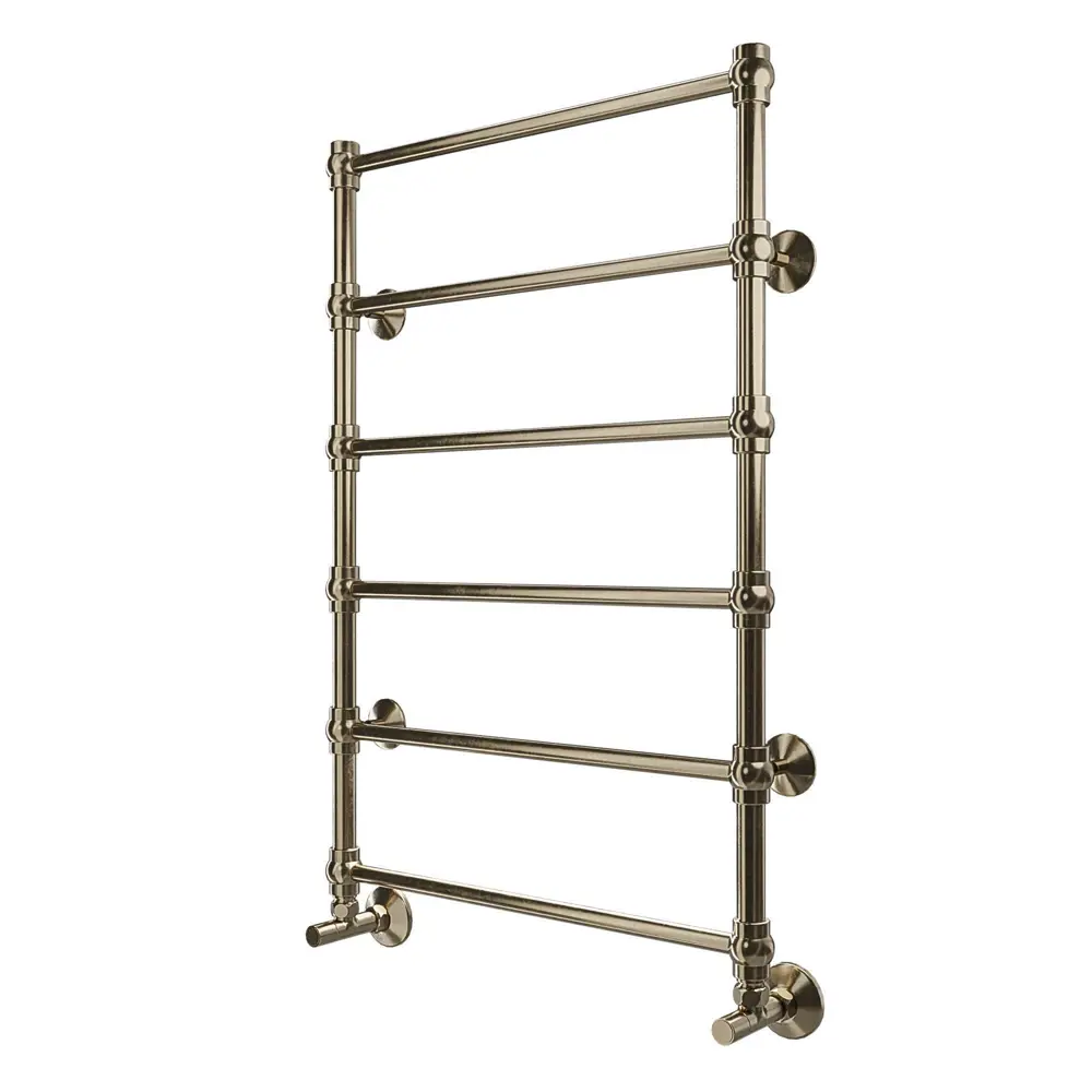 Фото Полотенцесушитель водяной лестница Royal thermo П6 500x800 54x80 см 1/2" нержавеющая сталь цвет латунь