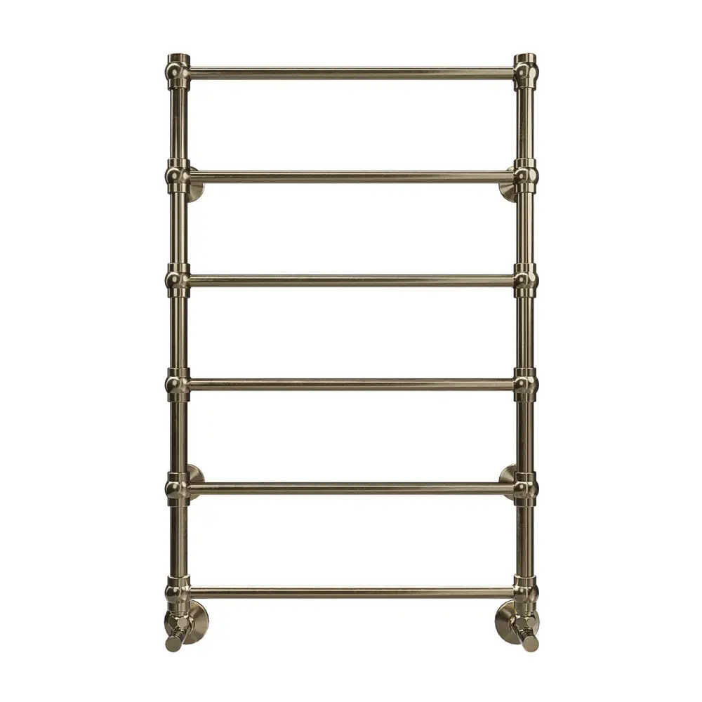 Фото 2 Полотенцесушитель водяной лестница Royal thermo П6 500x800 54x80 см 1/2" нержавеющая сталь цвет латунь