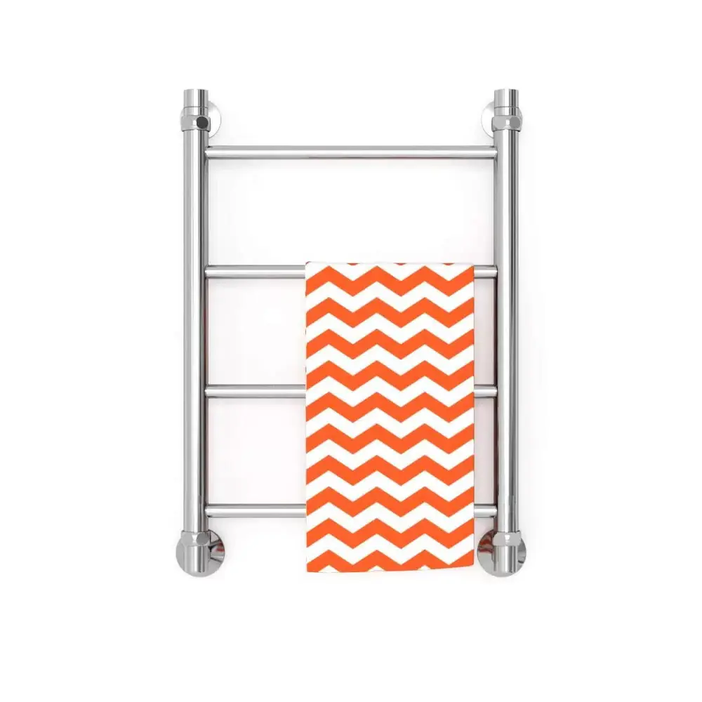 Фото 2 Полотенцесушитель водяной лестница Zigzag J 40x60 см 1/2" нержавеющая сталь цвет серебро Фото 2 Полотенцесушитель водяной лестница Zigzag J 40x60 см 1/2" нержавеющая сталь цвет серебро
