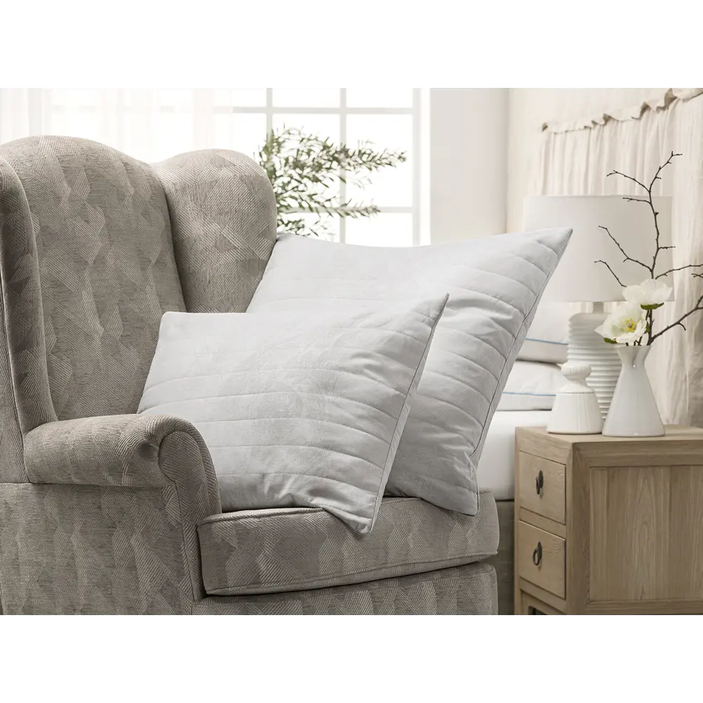 Фото 9 Комплект из 2 подушек Medsleep White cloud 50x70 см, хлопок, полиэфирное волокно Фото 9 Комплект из 2 подушек Medsleep White cloud 50x70 см, хлопок, полиэфирное волокно