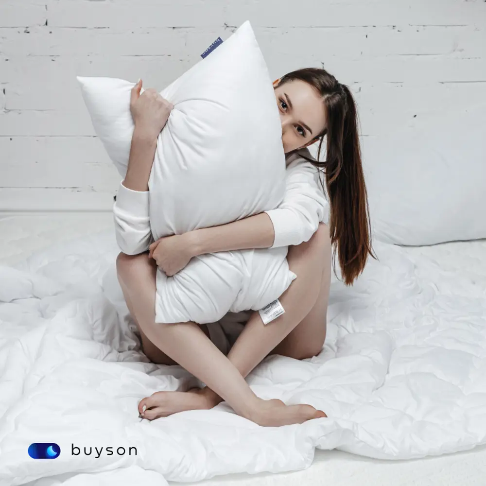 Фото 7 Подушка анатомическая buyson BuyTrust набивная 50x70 см, полиэфир Фото 7 Подушка анатомическая buyson BuyTrust набивная 50x70 см, полиэфир