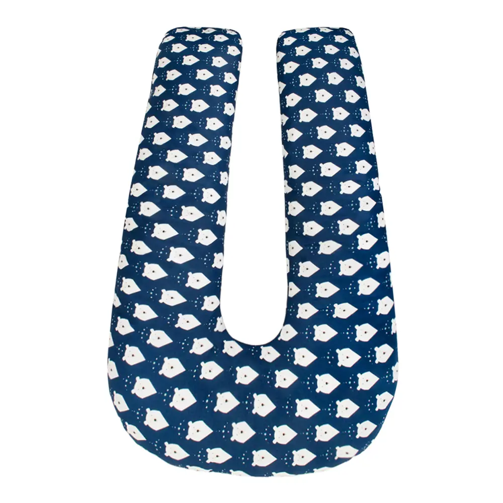 Фото 9 Подушка AmaroBaby для беременных Белые медведи 340x35 см, холлофайбер Фото 9 Подушка AmaroBaby для беременных Белые медведи 340x35 см, холлофайбер