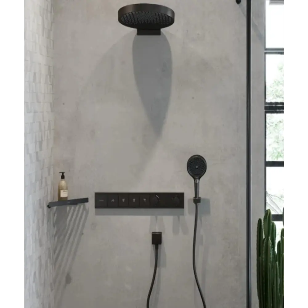 Фото 2 Шланговое подсоединение Hansgrohe Fixfit Square 26455670 с клапаном обратного тока цвет матовый черный Фото 2 Шланговое подсоединение Hansgrohe Fixfit Square 26455670 с клапаном обратного тока цвет матовый черный