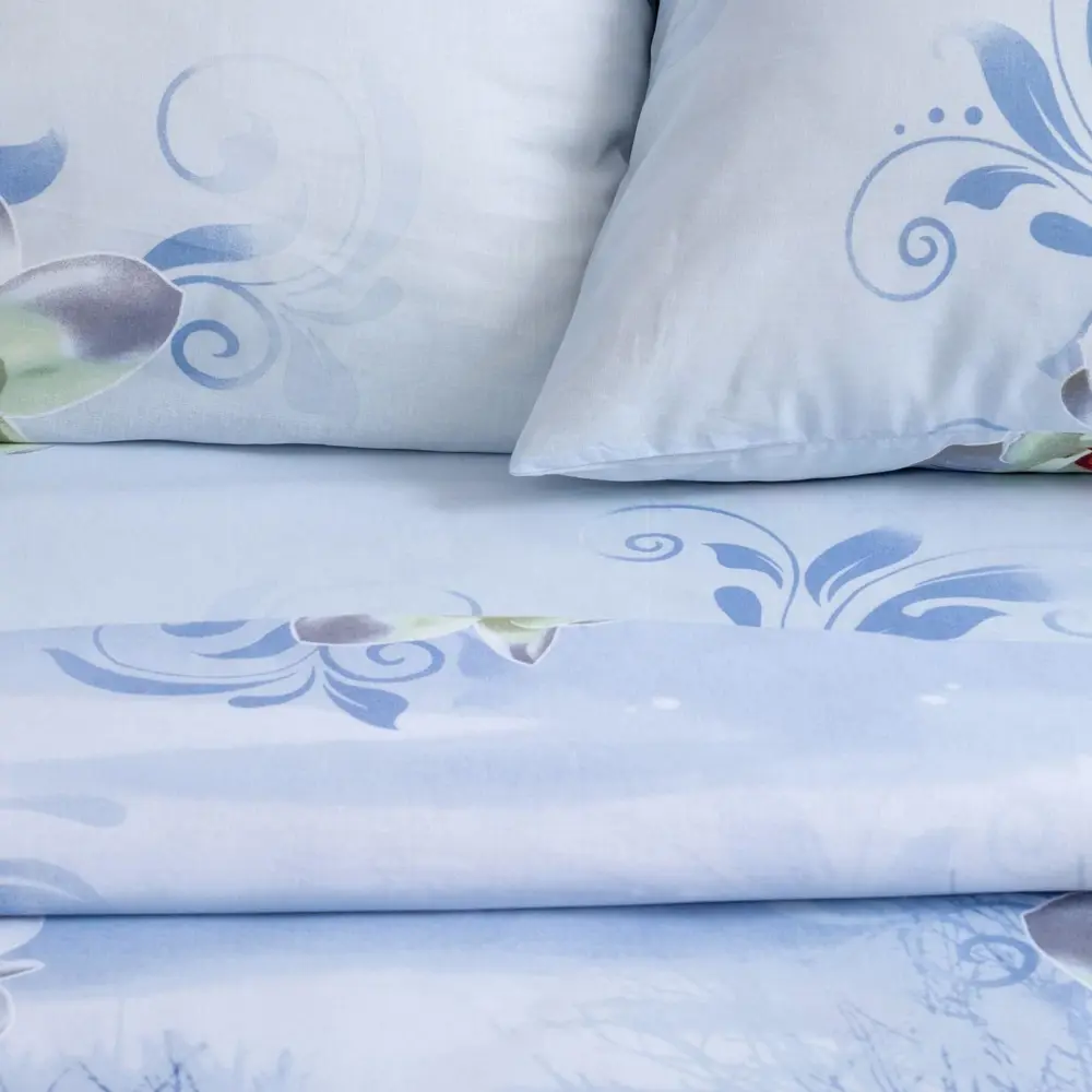 Фото 2 Комплект постельного белья Этель полутораспальный Кувшинки бязь