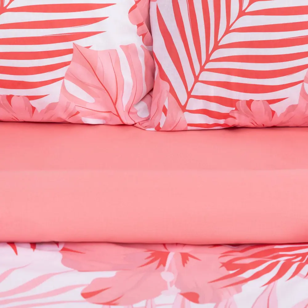 Фото 2 Комплект постельного белья Этель «Tropics» (вид 1) полутораспальный, поплин, разноцветный