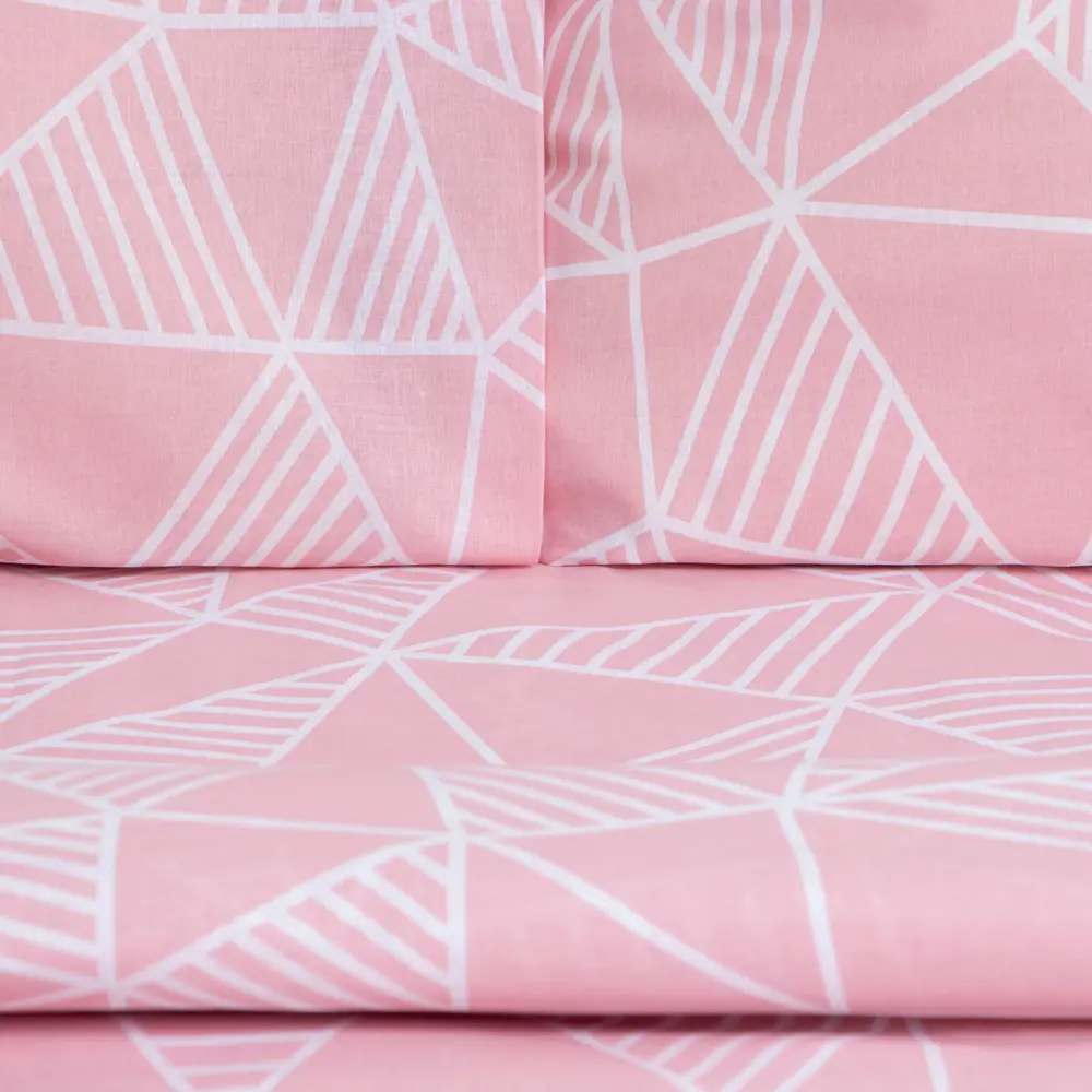 Фото 2 Комплект постельного белья Этель «Калейдоскоп» (вид 2) двуспальный, поплин, разноцветный