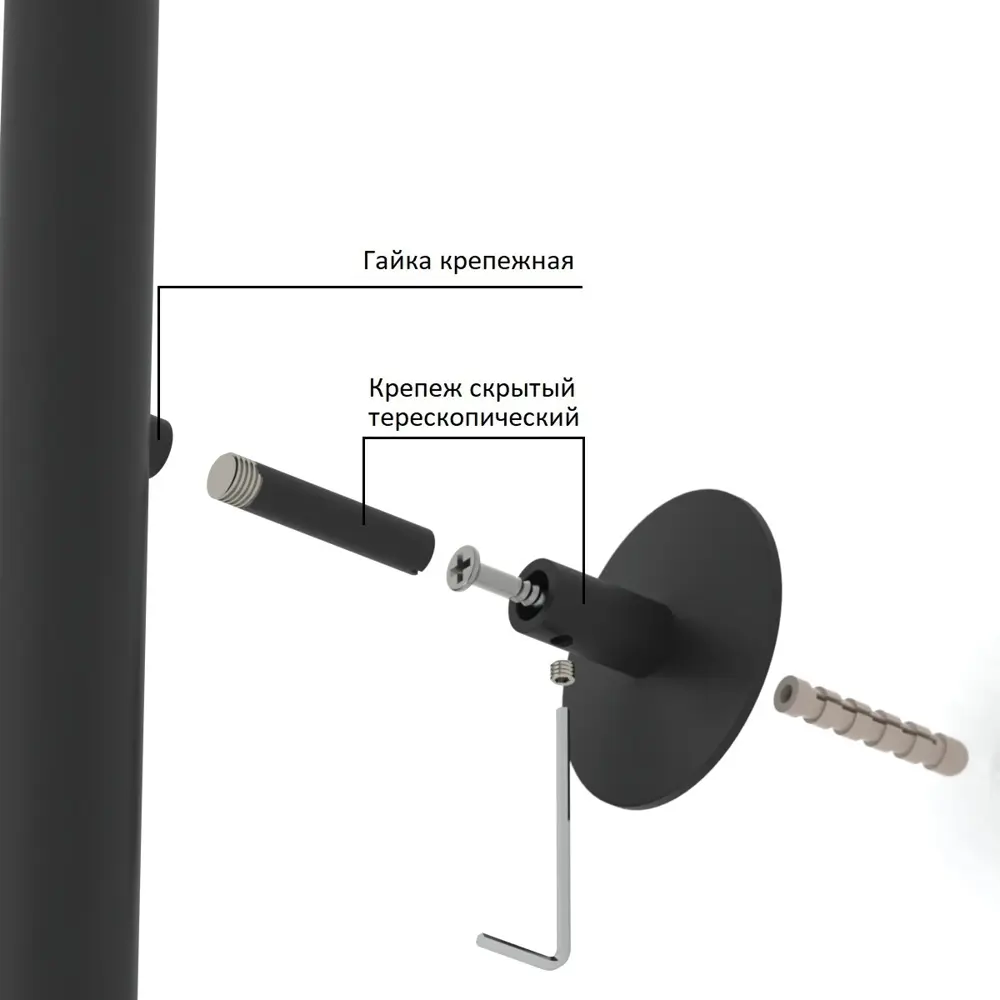Фото 7 Полотенцесушитель водяной лестница Onix Sirius Direct Black Left 50x60 см 3/4" нержавеющая сталь цвет черный матовый Фото 7 Полотенцесушитель водяной лестница Onix Sirius Direct Black Left 50x60 см 3/4" нержавеющая сталь цвет черный матовый