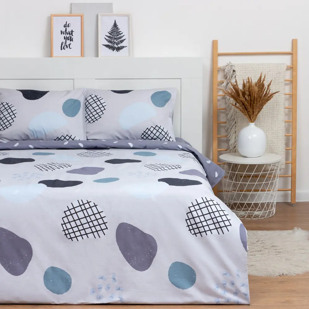 Фото Комплект постельного белья LoveLife 9082467, двуспальный, сатин, цвет белый Фото Комплект постельного белья LoveLife 9082467, двуспальный, сатин, цвет белый