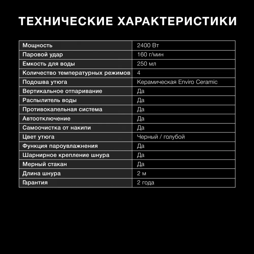 Фото 5 Утюг Hyundai 1853295 цвет черный Фото 5 Утюг Hyundai 1853295 цвет черный