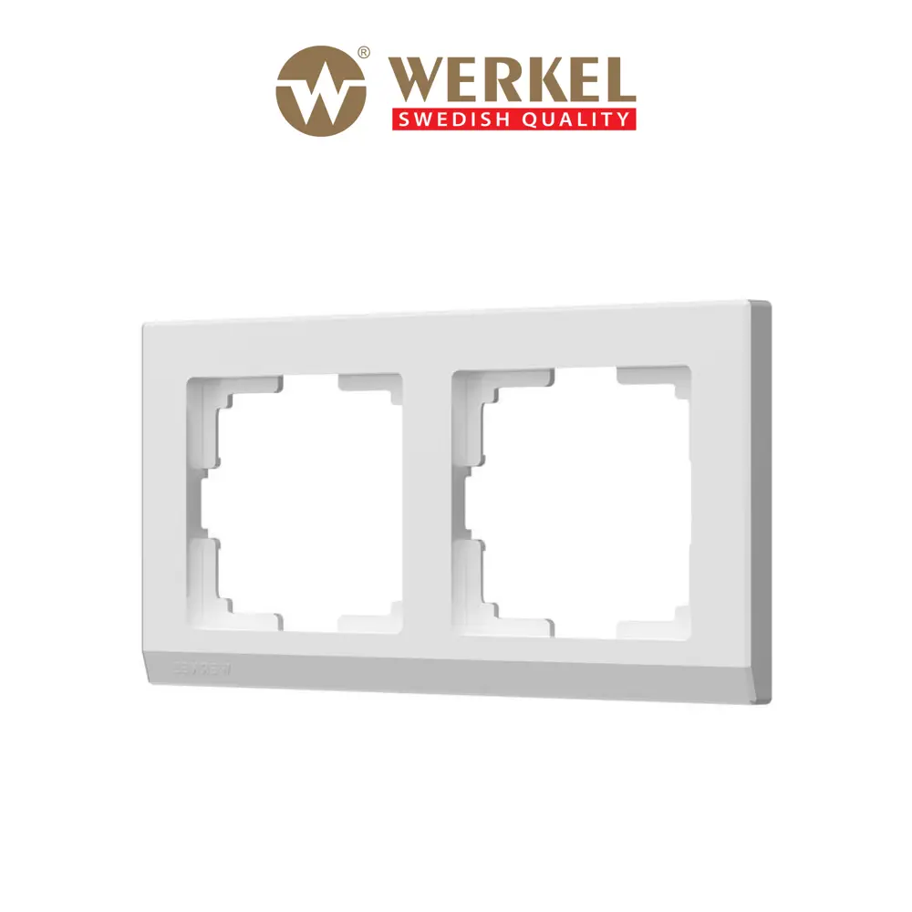 Фото Рамка для розеток и выключателей Werkel Stark a050904 2 поста цвет белый Фото Рамка для розеток и выключателей Werkel Stark a050904 2 поста цвет белый