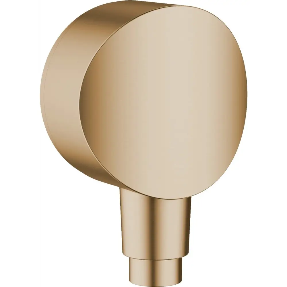 Фото Шланговое подключение Hansgrohe FixFit S 26453140 с клапаном обратного потока цвет бронза Фото Шланговое подключение Hansgrohe FixFit S 26453140 с клапаном обратного потока цвет бронза