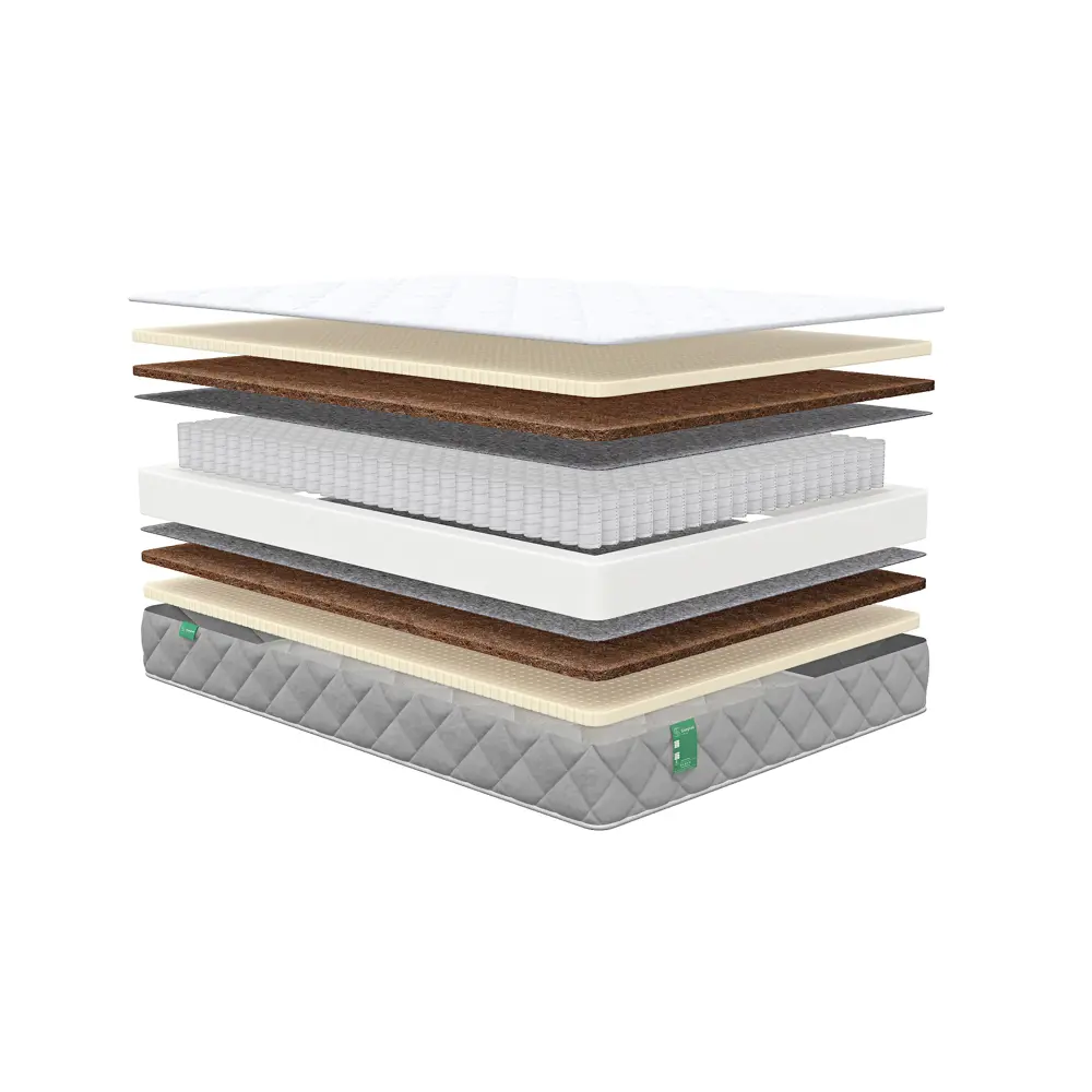 Фото Матрас Sleeptek MAX Latex Cocos Double S500 MSMLCDS500-90-195 90x195x21 см независимый пружинный блок 1-спальный Фото Матрас Sleeptek MAX Latex Cocos Double S500 MSMLCDS500-90-195 90x195x21 см независимый пружинный блок 1-спальный