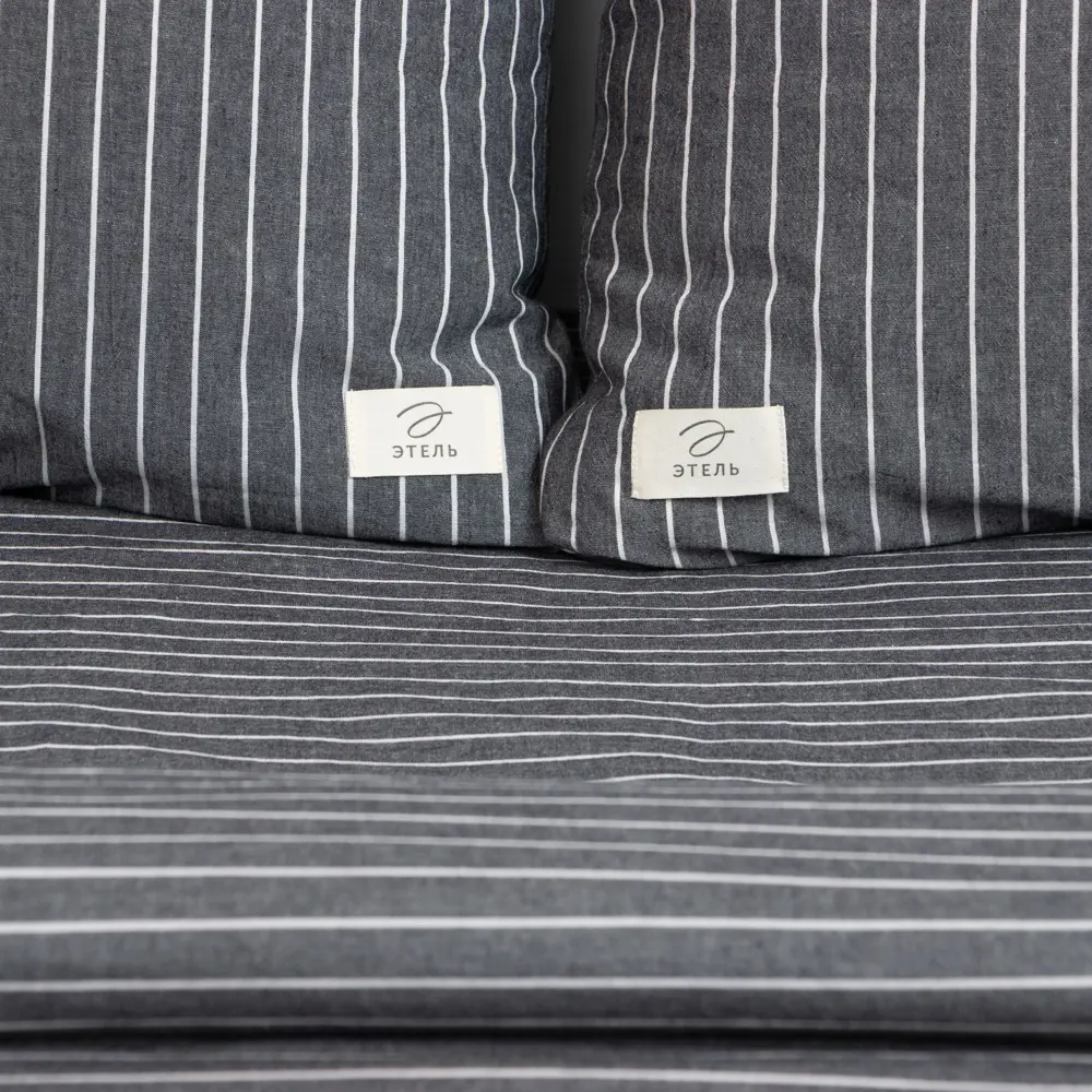 Фото 2 Комплект постельного белья Этель Quiet Shade хлопок 2-спальный наволочки 50 x 70- 2 шт цвет серый