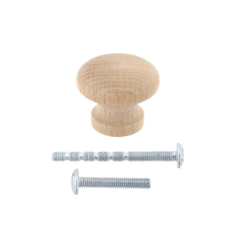 Фото 2 Мебельная ручка-кнопка Palladium Campe Knob WOOD Фото 2 Мебельная ручка-кнопка Palladium Campe Knob WOOD