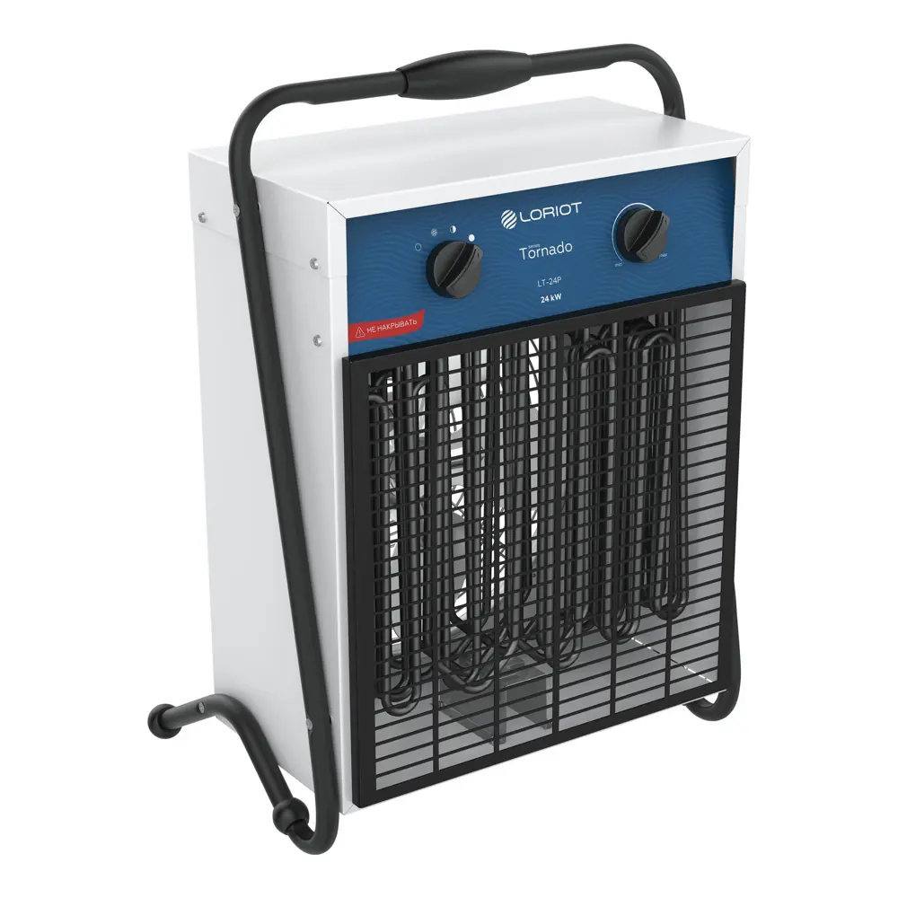 Фото 11 Тепловая пушка электрическая Loriot LT-24P 24000 Вт цвет белый Фото 11 Тепловая пушка электрическая Loriot LT-24P 24000 Вт цвет белый