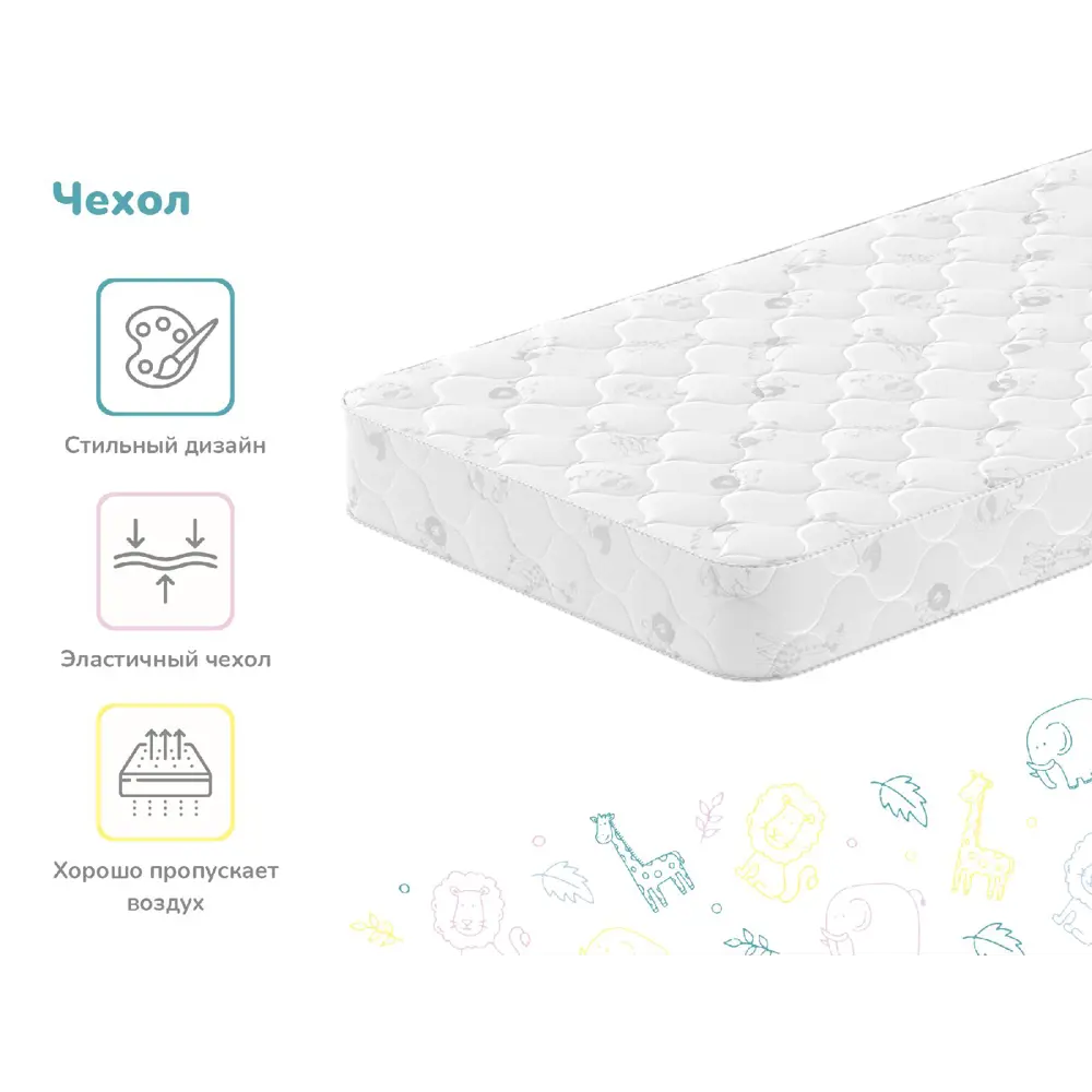 Фото 4 Матрас Димакс Очумелкин 10088_80_160 80x160x13 см беспружинный 1-спальный Фото 4 Матрас Димакс Очумелкин 10088_80_160 80x160x13 см беспружинный 1-спальный