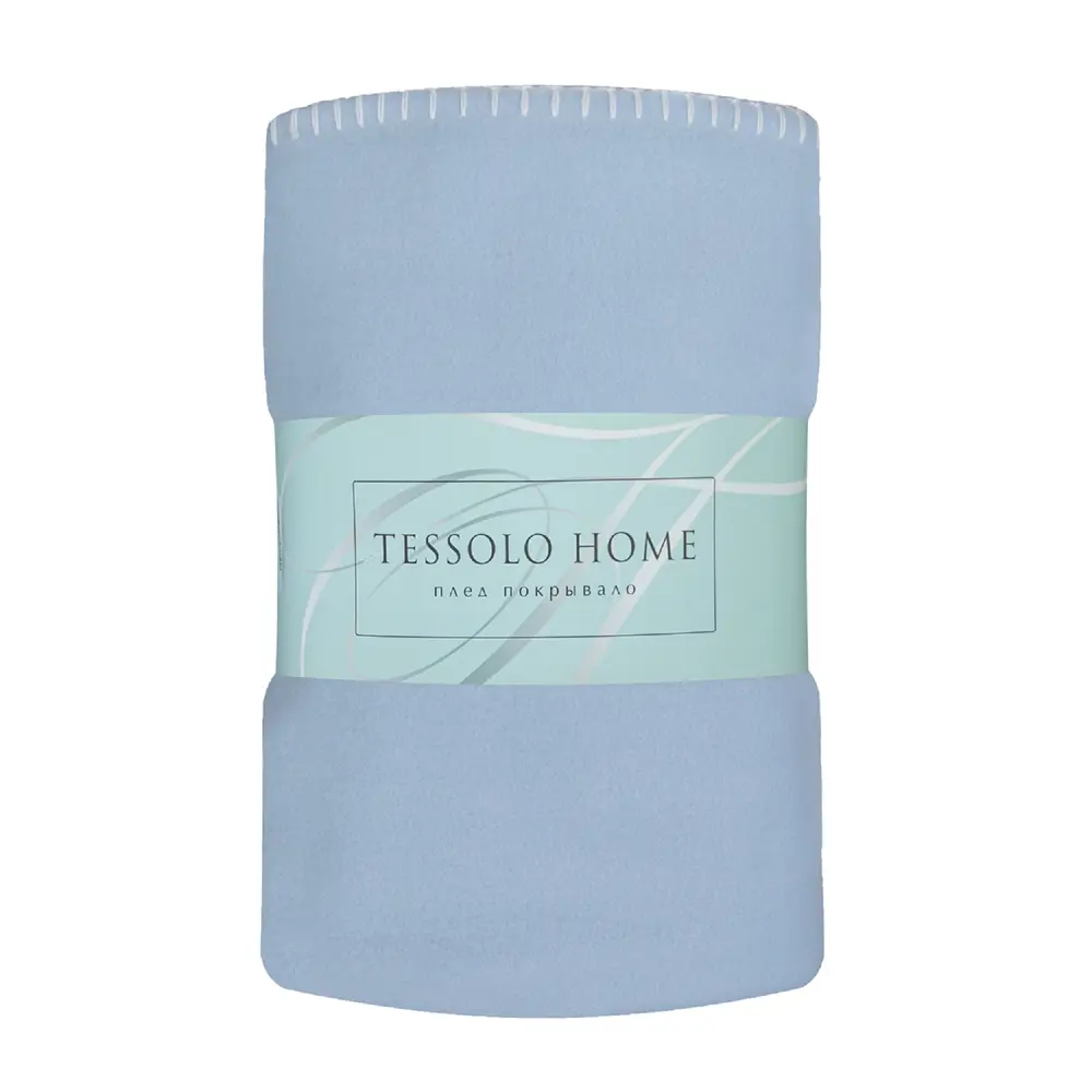 Фото 5 Плед Tessolo Home Флис F450204/Blth 170x130 см полиэстер цвет голубой Фото 5 Плед Tessolo Home Флис F450204/Blth 170x130 см полиэстер цвет голубой