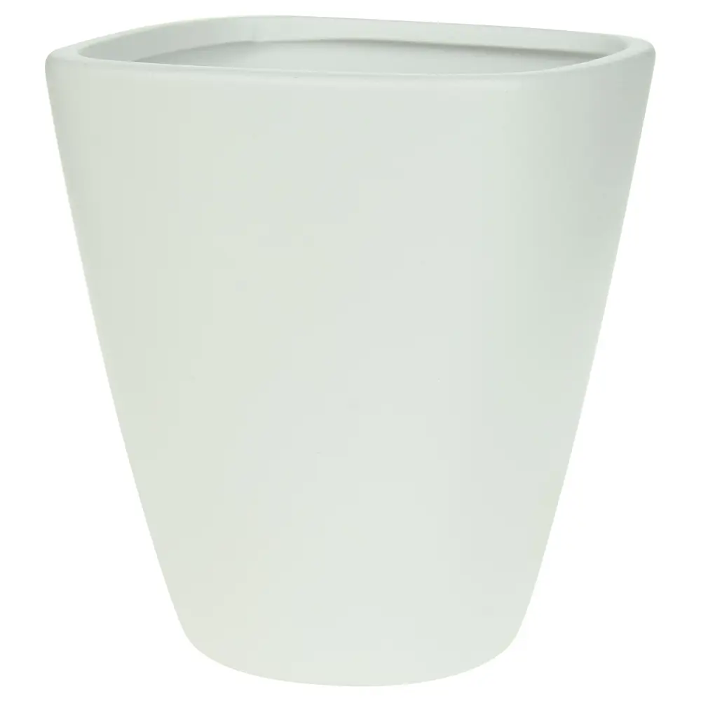 Фото 3 Кашпо декоративное 7цветов-декор d 12 см 13 см 1.4 л керамика белый