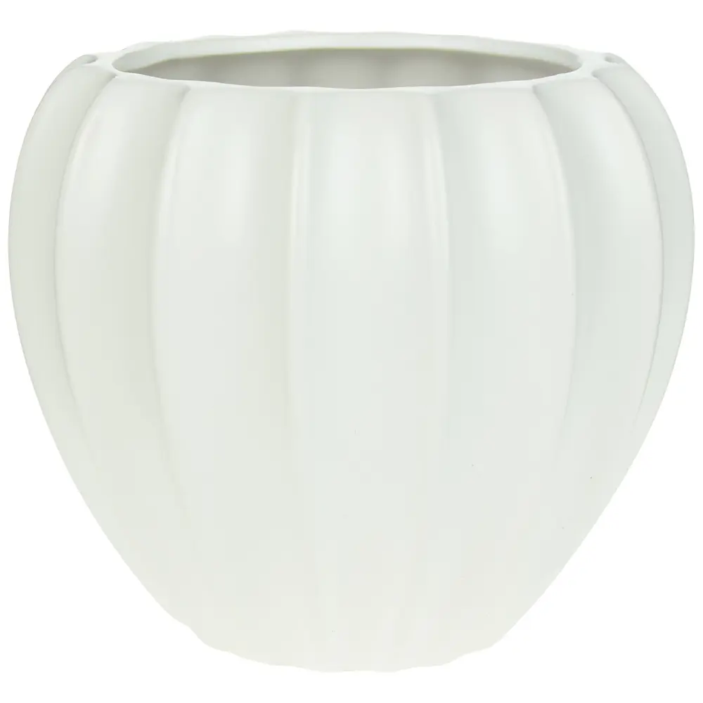 Фото 3 Кашпо декоративное 7цветов-декор d 15 см 13 см 2.3 л керамика белый