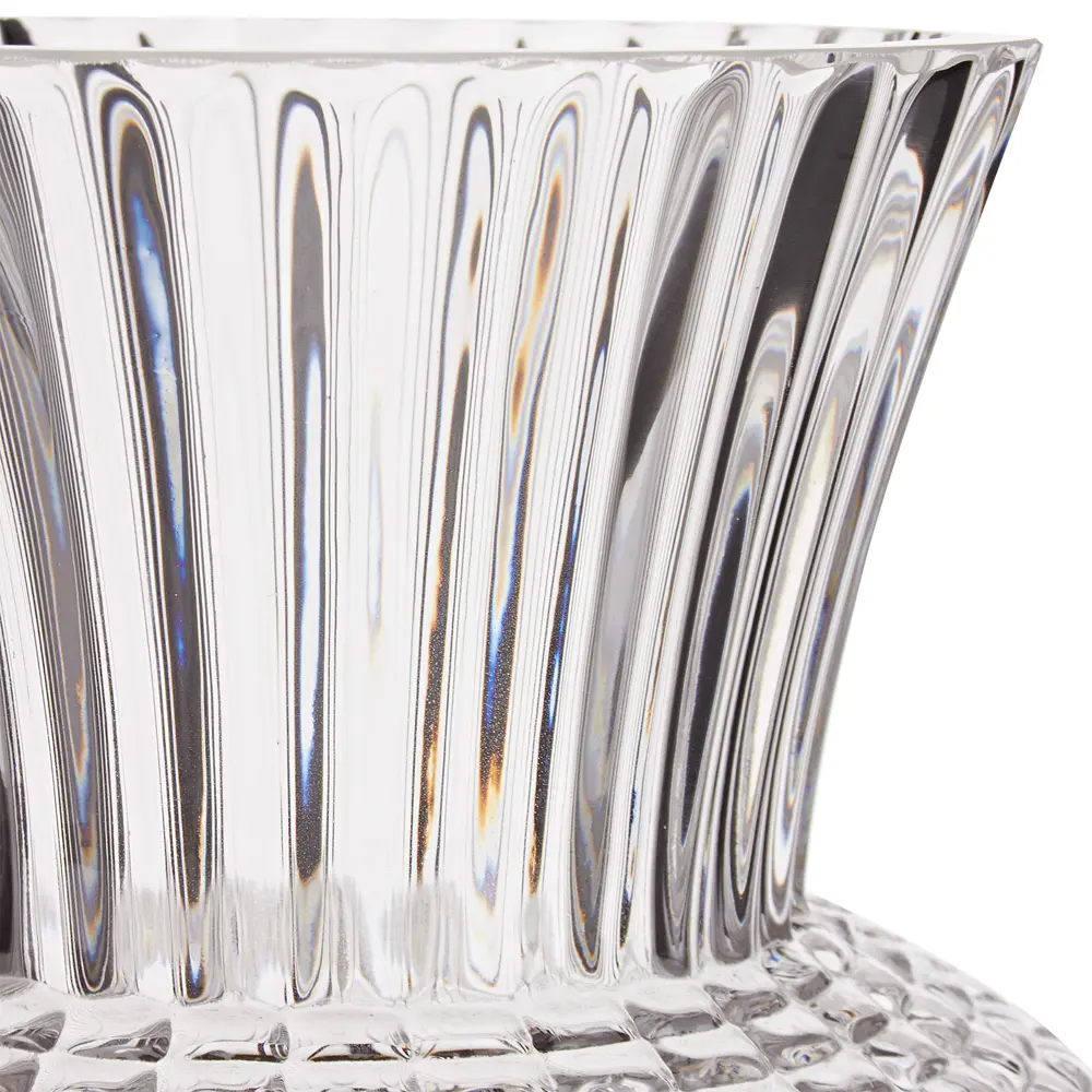 Фото 6 Ваза 7цветов-декор для цветов и сухоцветов стекло цвет прозрачный 18x20 см