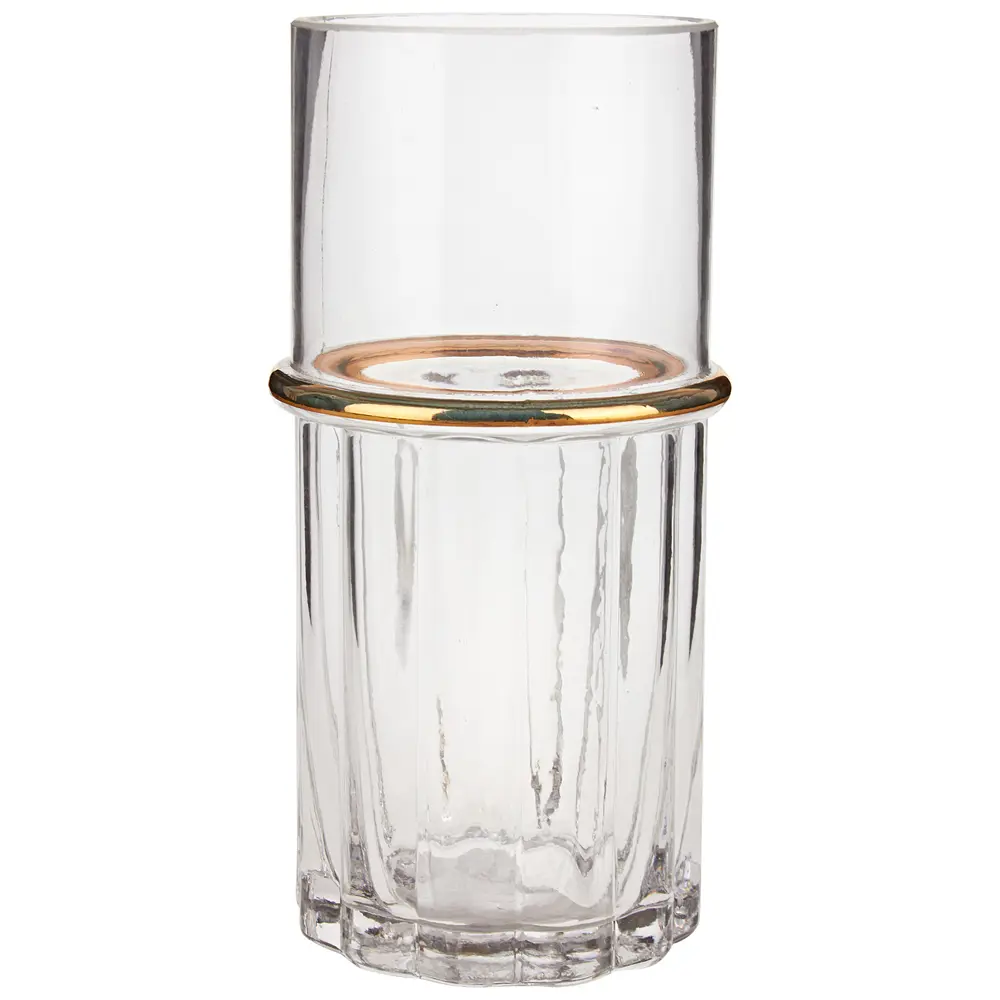 Фото 5 Ваза 7цветов-декор для цветов и сухоцветов стекло цвет прозрачный 10x20 см